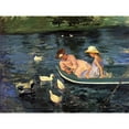 thumbnail image 3 of Cassatt, Mary 18x15 Black Modern Framed Museum Art Print Titled - Summertime II 1894, 3 of 5