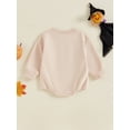 thumbnail image 4 of Newborn Baby Boy Girl Halloween Outfit Ghost Oversized Sweatshirt Romper Casual Long Sleeve Jumpsuit Cute Fall Clothes, 4 of 8