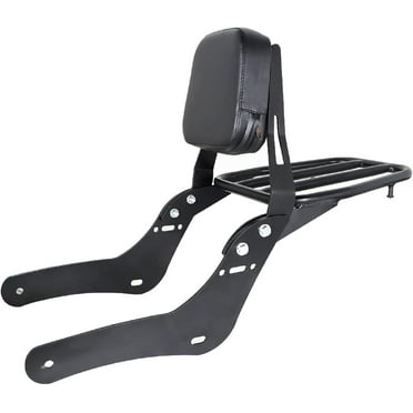 labwork Motorcycle Backrest Sissy Bar with Comfortable Pad & Luggage Rack Replacement for Honda 500 300 CMX500 CMX300 2017-2022