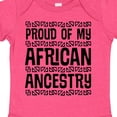 thumbnail image 4 of Inktastic Black History Proud African Ancestry Boys or Girls Baby Bodysuit, 4 of 5