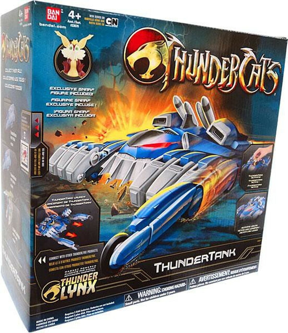 Bandai Thundercats Thundertank Deluxe Vehicle With Snarf Action Figure for sale online 