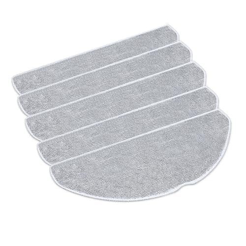 Paño de fregona lavable para robot aspirador Tapo | Compatible con RV30 Max Plus, RV30 Max, RV20 Max Plus, RV20 Max | Paño de fregona lavable ×5 | Reutilizable | Fácil instalación RVA301