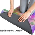 thumbnail image 3 of Colorful Tie Dye Pattern Hot Yoga Mat Towel Non Slip for Hot Yoga - Quick-Drying Yoga Mat Cover with 4 Corner Pockets with Travel Bag - Hot Yoga Towel Non Slip Grip Moisture Wicking Sweat 70"x26", 3 of 6
