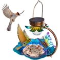 thumbnail image 5 of Comedero para baño de pájaros, tazón para baño de pájaros, Spa y con brochetas de frutas, comedero para pájaros, decoración para jardín, patio trasero, patio al aire libre, pájaro ShuxiuWang 1327537082125, 5 of 5