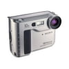 Sony Mavica-MVC-FD75 - Digital camera - compact - 0.35 MP - 10x optical zoom - black, metallic silver