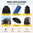 thumbnail image 4 of 2Pcs Iron Patches, Fabric Repair, Iron on Patches for Jeans, Shirts, Clothes, Pants, 8X4In (Black2), 4 of 8