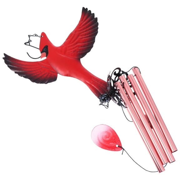 TAILTOSS Wind Chimes: Creative Wind Chime Decor,Cardinal Bird Chime For Outdoor Garden,Patio Window