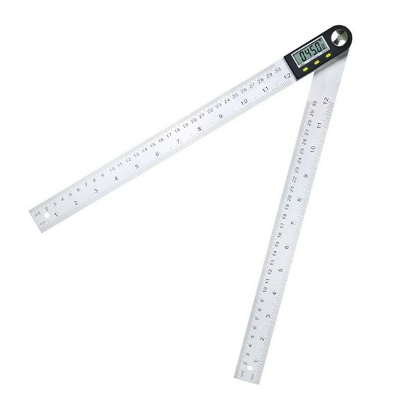 Yeacher Digital display angle IP54 stainless steel protractor woodworking angle protractor multifunction 360 degrees Angle ruler 200mm