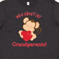 thumbnail image 4 of Inktastic Wild About my Grandparents Youth T-Shirt, 4 of 5