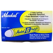 Box of 12 Markal B Yellow Tire Chalk Paint Sticks Crayon Surface Marker Graffiti