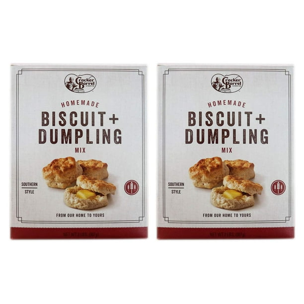 Cracker Barrel Biscuit and Dumpling Mix 2 Lbs Pack Of 2! Easy Premade Mix Makes Biscuits Or