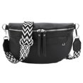 thumbnail image 2 of Fanny Pack Riñonera para Mujeres Hombres Multi Bolsillos PU Cuero Sling Monedero, 2 of 9