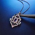 thumbnail image 3 of Funie Indian Style Rhinestone Inlaid Flower Necklace Earrings Wedding Jewelry Set, 3 of 7