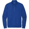 thumbnail image 4 of Mens Long Sleeve Quarter Zip Pullover With Front Pouch Pocket, 4 of 5