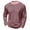 Pink, variant on Mens Striped Long Sleeve Crewneck T Shirts Casual Party Soft Fashion Tee Top Blue L