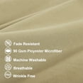 thumbnail image 3 of Unique Bargains Microfiber Solid Long Body Pillowcases, 2-Pack Gold 20" x 60", 3 of 8