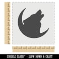 thumbnail image 2 of Wolf Howling Crescent Moon DIY Cookie Wall Craft Stencil - 9.0 Inch, 2 of 5
