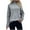 Gray, variant on Turtleneck Pullover Sweater for Women Sweatshirts Crewneck Cable Knit Sleeve Sweaters Lightweight Fashion 2025 Khaki L