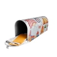 thumbnail image 3 of Lsque Gnome Camping Mailbox Cover Standard Size ,Magnetic Mailbox Covers Post Wraps Letter Box Cover -21x18 in, 3 of 9