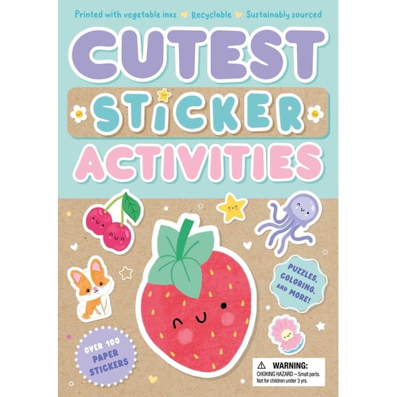 Cutest Sticker Activities: A Recyclable Sticker & Activity Book, (Paperback)