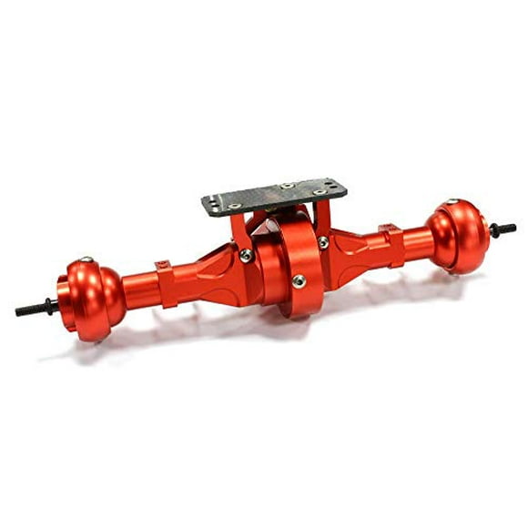 Integy RC Modèle C23112RED Axe Arrière Complet en Alliage pour AX10 et Autres 2.2 Custom DIY (WK Must use C23182)