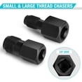 thumbnail image 4 of DURATECH 5PCS O2 Oxygen Sensor Socket Thread Chaser Set, 3/8" 1/2" Drive x 7/8" 22mm Oxygen Sensor Wrench Remover O2 Sensor Removal Tool Kit, 4 of 7