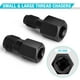 thumbnail image 4 of DURATECH 5PCS O2 Oxygen Sensor Socket Thread Chaser Set, 3/8" 1/2" Drive x 7/8" 22mm Oxygen Sensor Wrench Remover O2 Sensor Removal Tool Kit, 4 of 7