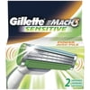 Gillette MACH3 Sensitive Power Razor Cartridges, 2 count