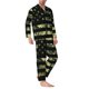 thumbnail image 2 of Balery American Flag Camo Pijama para Hombre de Dos Piezas con Manga Larga, Conjunto de Dormir y Descanso Suave con Bolsillos-XX-Large, 2 of 7