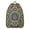 Mandala Tribal E, variant on Paris Fashion Trip Backpack for Women, Vintage Style Girly Holiday Adventure Bookbag, Airplane Travel School Daypack