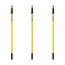 Genuine Purdy 3 Pack 4'-8' POWER LOCK Professional Grade Extension Poles 140855648-3PK