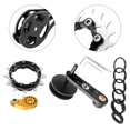 thumbnail image 4 of GLFILL Aluminum Alloy Bike Flywheel with Chain Tensioner for Single Speed Cycling 12T, 4 of 7