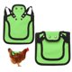 thumbnail image 1 of Uxcell 4-Pack Chicken Saddle for Hens, 9.8 Inch Canvas Chicken Apron Back Protector with Adjustable Strap for Hens [Verde Neón], 1 of 7