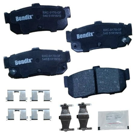 Go-Parts OE Replacement for 1991-2001 Nissan Maxima Rear Disc Brake Pad Set for Nissan Maxima (Base)