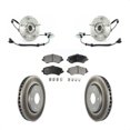thumbnail image 1 of Transit Auto Front Hub Bearing Assembly Coated Disc Brake Rotors and Semi-Metallic Pads Kit for Car Dodge Grand Caravan Chrysler Town & Country Volkswagen Routan KBB-103634, 1 of 11
