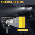 thumbnail image 3 of Faros de motocicleta LED Abanopi 120 W color blanco y ámbar 2 unidades, 3 of 8