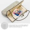 thumbnail image 3 of FCXZI Hummingbirds Sky Watercolor Painting Jewelry Box for Necklace, Ring, Earring - Compact Size Travel Case with Multiple Storage Spaces White, 3 of 5