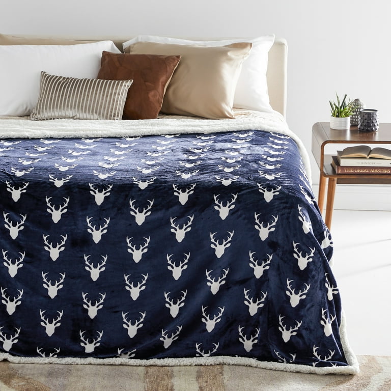 Newport Nordic Soft Sherpa Bed Blanket 1 Each Walmart