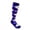 Purple with Violet and Cream, variant on Men's Purple with White and Violet Knee High Argyle Golf Sports Wedding Groomsman Party Events Christmas Father's Day Giftable Casual Dress Socks