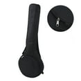 thumbnail image 4 of Banjo Bag, Large Front Belly Pocket Protective Black Banjo Gig Bags Durable Side Strap Design  For Storing Instrument, 4 of 8