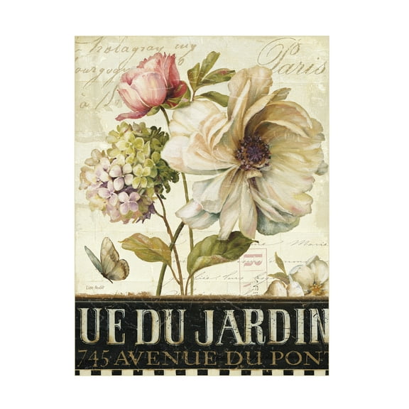 Trademark Fine Art Lisa Audit Marche de Fleurs II Canvas Wall Art - 14x19