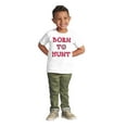thumbnail image 3 of Born to Hunt Crosshairs Deer Buck Toddler Boy Girl T Shirt Infant Toddler Brisco Brands 24M, 3 of 6