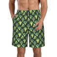 thumbnail image 1 of Fotbe Broccoli 3 Trajes de Baño Estampados para Hombre, Shorts de Verano de Secado Rápido, Ropa de Playa, Bañadores-Medium, 1 of 6