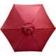 thumbnail image 5 of Sombrilla Exterior Playa Grande 2.7m Jardimex Rojo Patio + Base Contrapeso, 5 of 7