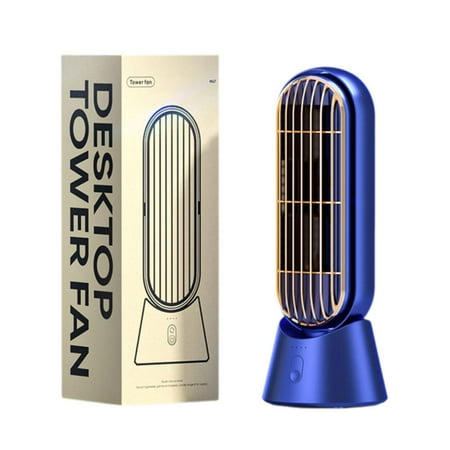 

Small Desktop Tower Fan Cooling Fan for Office Bedroom Dorm 4000mAh ы* K8D1