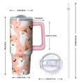 thumbnail image 2 of 30oz Halloween Tumbler with Straw and Lid Haunted Witch Travel Coffee Tumbler Cup with Handle for Halloween Gifts, 2 of 5