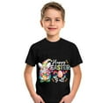 thumbnail image 4 of KAUOD Toddler Kids Easter Day T Shirts Funny Graphic Tees for Kids Boys Short Sleeve Crewneck Pullover Top Easter Clothes, 4 of 4