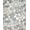 Gray, Pattern 2, variant on ODIKA 4'x6' Machine Washable Non-Slip Area Rug, Grey Foam with Subtle Dry Stone and Non Slip Base High Traffic Rug, Gray, 102493