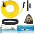 thumbnail image 2 of Elástico de natación ajustable para piscina, cinturón de natación de resistencia de 4 m, elástico de natación profesional para niños adultos, cinturón de natación, elástico de natación para entrenamie JFHHH pequeña, 2 of 5