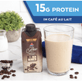 thumbnail image 4 of Atkins Gluten Free Protein-Rich Shake, Café Au Lait, Keto Friendly (15 pk.), 4 of 5